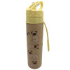 Mopps Pug Foldable Water Bottle