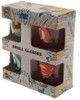 DC Comics Logos Set Of 4 Shot Glasses