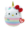 TY Squish A Boo 10" Hello Kitty Flowers Cushion