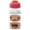 Mopps Pugs Bento Stacking Lunch Boxes