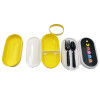 Pac Man Bento Stacking Lunch Box Spoon & Fork