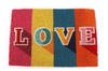 Love Rainbow Door Mat