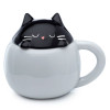 Feline Fine Cat Peeping Mug with Lid