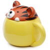 Tiger Peeping Mug with Lid