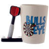 Bulls Eye Dart Handle Mug