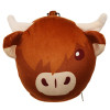 Highland Cow Travel Pillow and Eye Mask