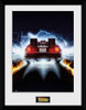 Back To The Future Delorean Framed Print