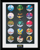 Pokemon Pokeballs Framed Print