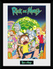 Rick & Morty Companions Framed Print