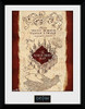 Harry Potter Marauders Map Framed Print