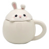 Bunny Rabbit Peeping Mug with Lid