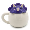 Purple Dinosaur Peeping Mug with Lid