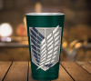 Attack On Titan Drinking Glass