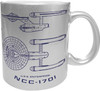 Star Trek Enterprise Silver Mug