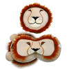 Lion Travel Pillow and Eye Mask