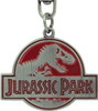 Jurassic Park Logo Metal Key Ring