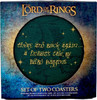 Lord Of The Rings Set Of 2 Ceramic Coasters