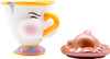 Beauty & The Beast Chip 3D Mug With Lid