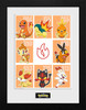 Pokemon First Partners Fire Framed Print