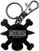 One Piece Skull Luffy Colour Metal Keyring
