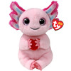 TY Beanie Bellies Valentines 2024 Locky Axolotl Soft Toy