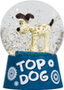 Wallace And Gromit Top Dog Snow Globe