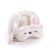 Francis Rabbit Travel Pillow and Eye Mask