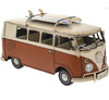 VW Camper Van Metal Model Orange