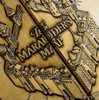 Harry Potter Metal Marauders Map Ornament