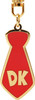 Donkey Kong Tie Metal Keyring