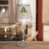 Lord Of The Rings Lorien Leaf Stemmed Glass