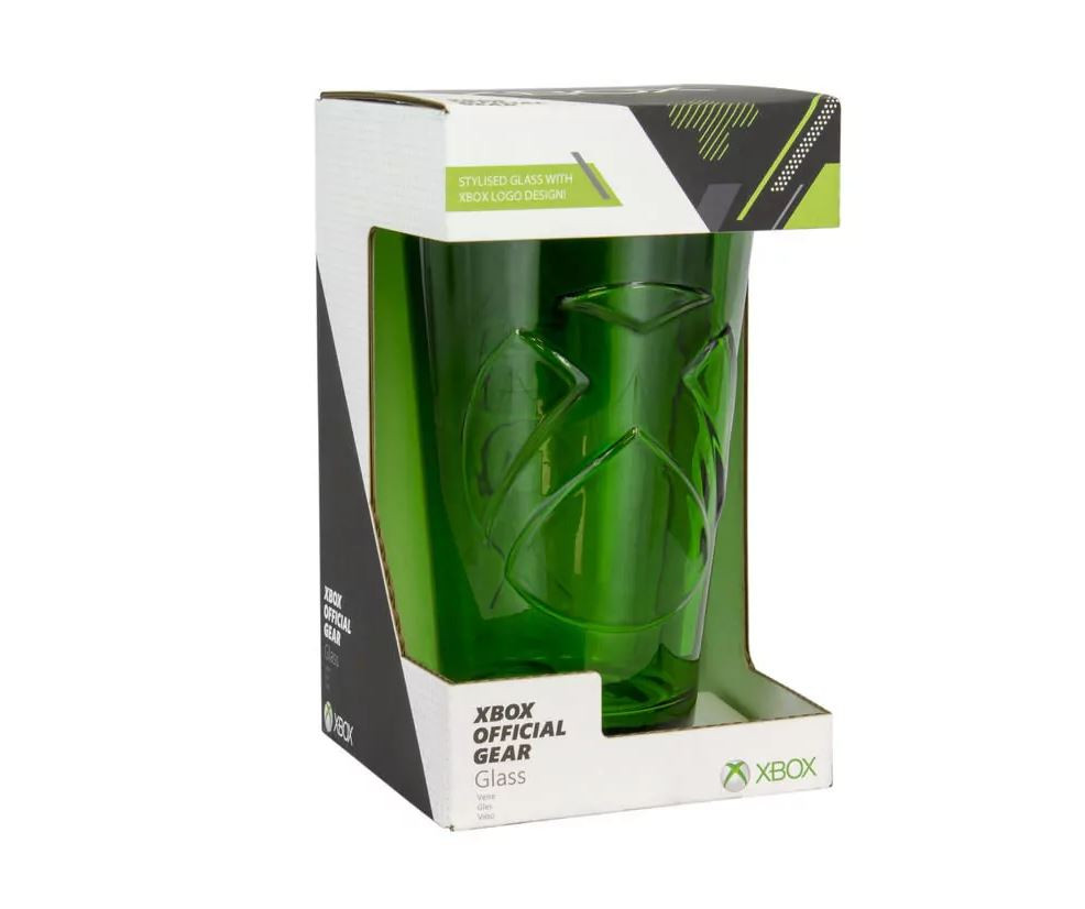 Xbox Logo Shaped Glass