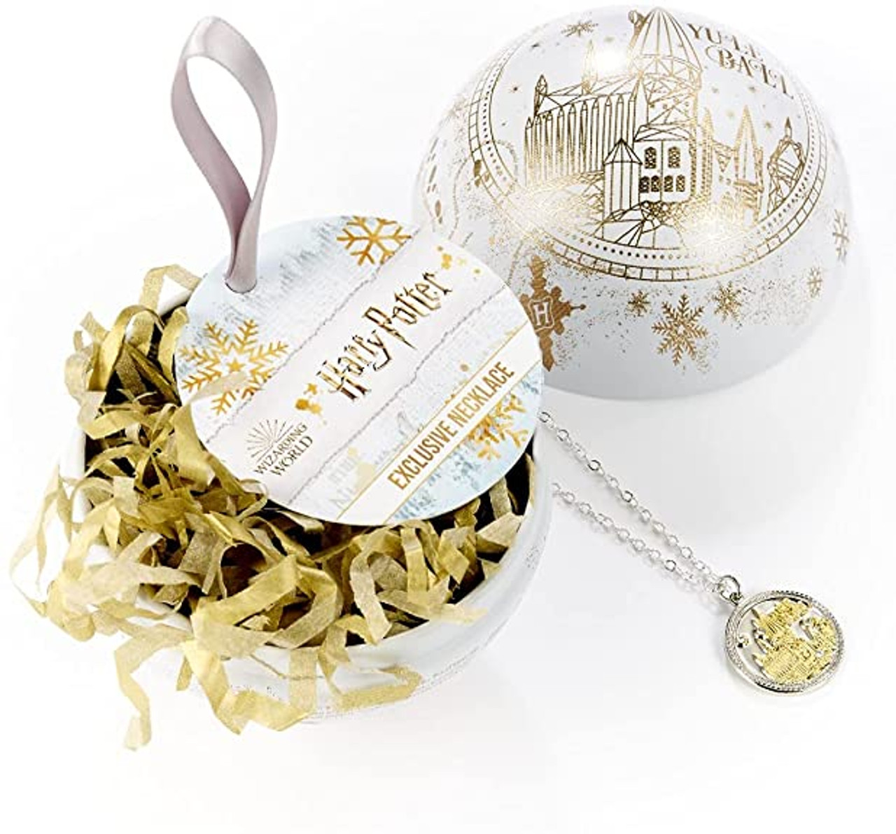 christmas ball necklace