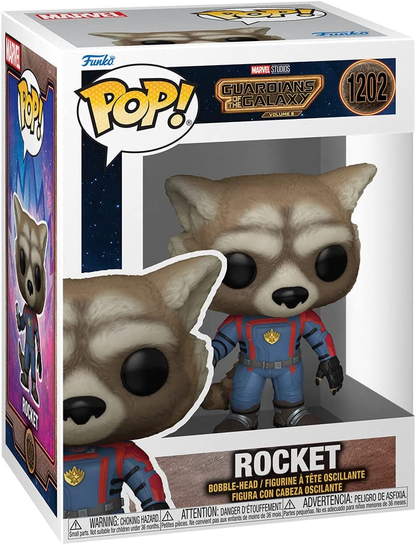 Pop Figure Funko Pop Rocket Racoon Guardians Of The Galaxy Rocket