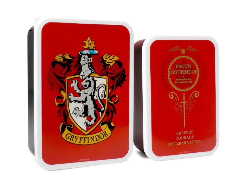 Gryffindor Set Of 2 Lunch Boxes