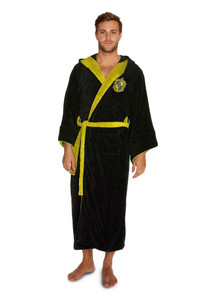 Harry Potter Mens Hufflepuff Luxurious Bathrobe 