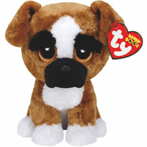 TY Beanie Boos Babies Brutus Boxer Dog Soft Toy