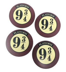 Hogwarts Express Platform 9 3/4 Set Of 4 Coasters