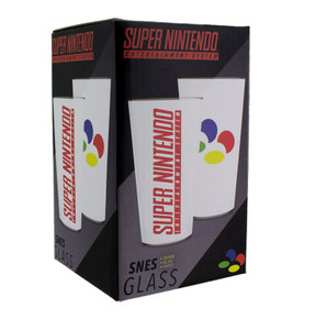 Nintendo SNES Drinking Glass