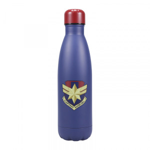 Captain America All Over Logos Water Bottle