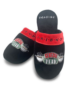 Friends Central Perk Black Mule Slippers UK 5-7