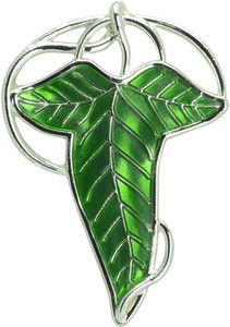 Lord Of The Rings Elvan Lorien Leaf Pin Badge