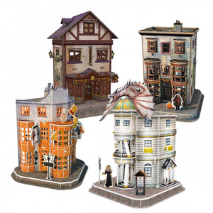 Harry Potter Diagon Alley 4 in 1  3D Puzzle 