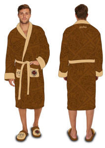 Harry Potter Marauders Map Adult Luxurious Bathrobe 