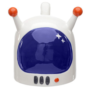 Space Cadet Helmet Upside Down Ceramic Mug