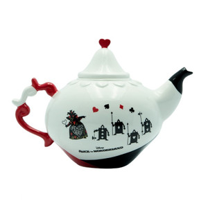 Alice in Wonderland Queen of Hearts Teapot
