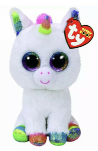 TY Beanie Boos Babies Pixie Unicorn Soft Toy