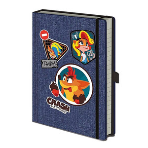 Crash Bandicoot Premium A5 Notebook