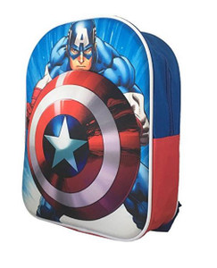 Captain America Childrens 3D Backpack