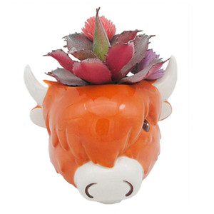 Coo Cow Ceramic Garden Planter